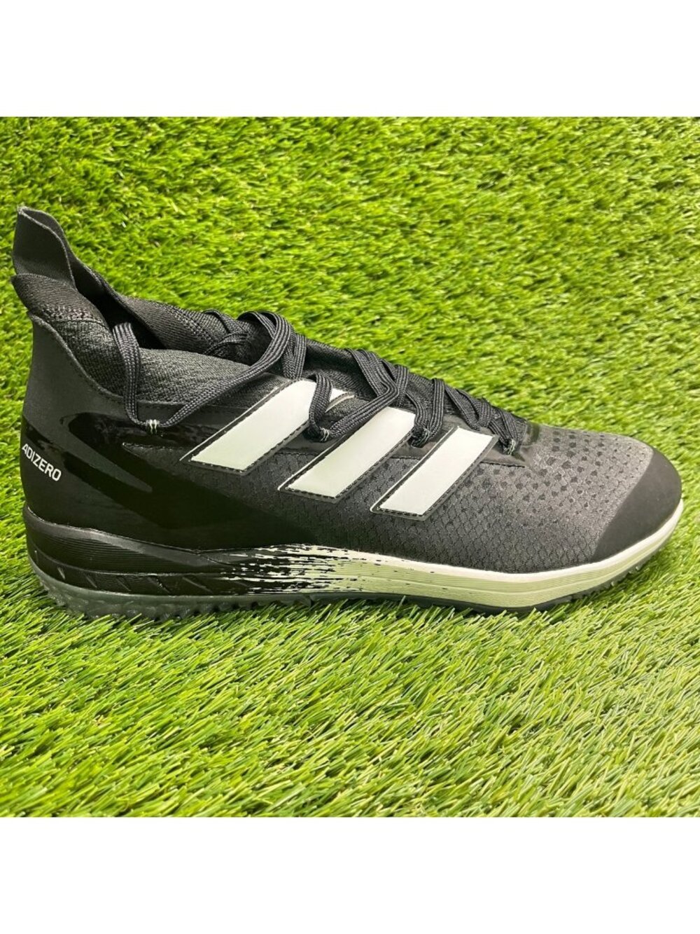 Adidas Adizero Afterburner 8 Mens Size 14 Black Running Turf Baseball Shoes